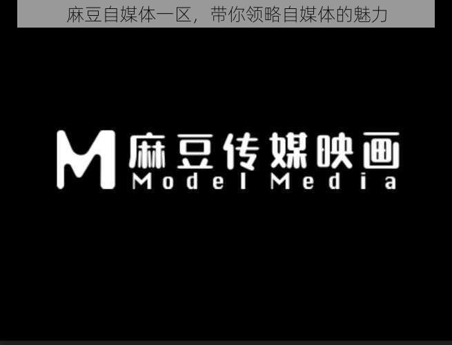 麻豆自媒体一区,带你领略自媒体的魅力