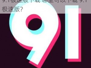 9.1极速版下载 哪里可以下载 9.1 极速版？