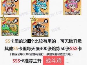 召唤与合成萌新抽卡攻略大全：前期卡片选择与合成策略指南