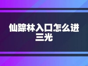 仙踪林入口视频为什么不能看？如何找到正确的仙踪林入口视频？怎样进入仙踪林入口视频？