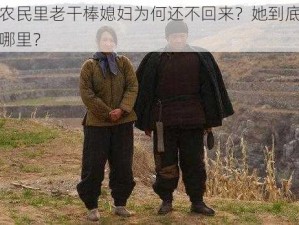 老农民里老干棒媳妇为何还不回来？她到底去了哪里？