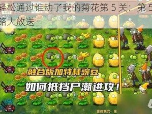 教你轻松通过谁动了我的菊花第 5 关：第 5 关图文攻略大放送