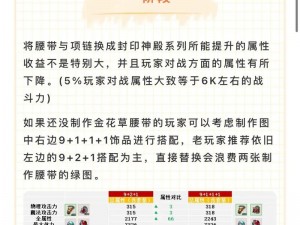 关于冒险岛精灵吊坠的全面解析与深度详解