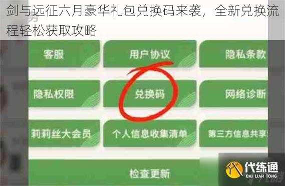 剑与远征六月豪华礼包兑换码来袭，全新兑换流程轻松获取攻略