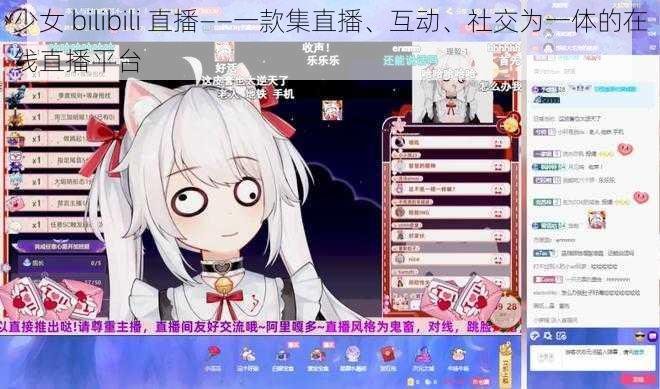 少女 bilibili 直播——一款集直播、互动、社交为一体的在线直播平台