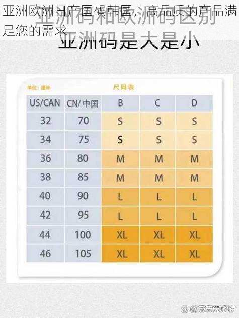 亚洲欧洲日产国码韩国，高品质的产品满足您的需求