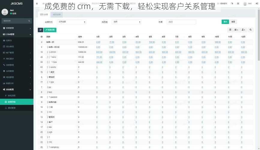 成免费的 crm，无需下载，轻松实现客户关系管理