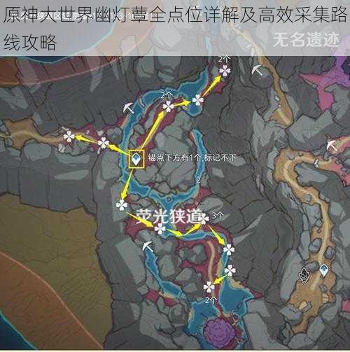 原神大世界幽灯蕈全点位详解及高效采集路线攻略