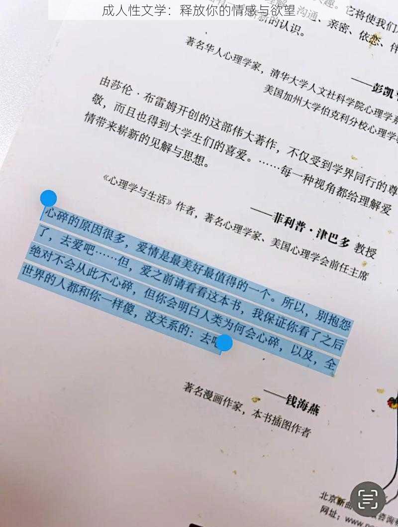 成人性文学：释放你的情感与欲望