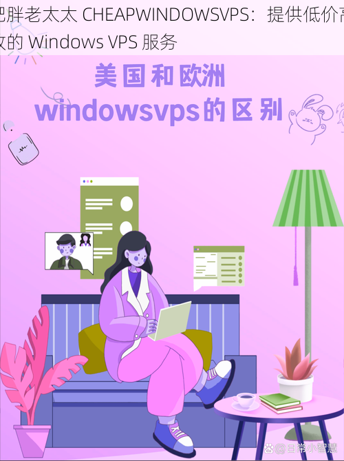 肥胖老太太 CHEAPWINDOWSVPS：提供低价高效的 Windows VPS 服务