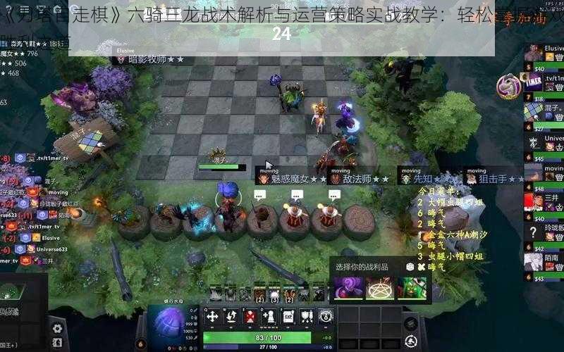 《刀塔自走棋》六骑三龙战术解析与运营策略实战教学：轻松掌握游戏胜利之道