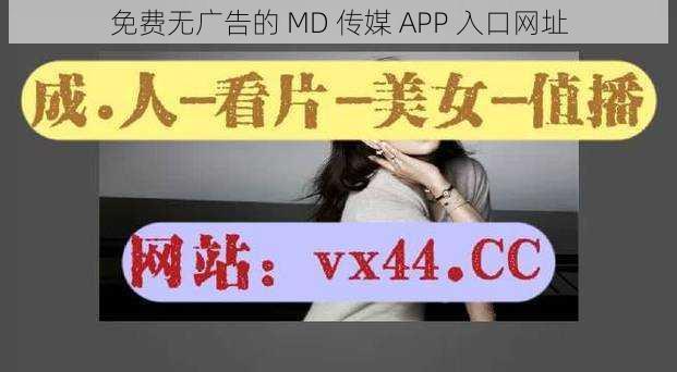 免费无广告的 MD 传媒 APP 入口网址