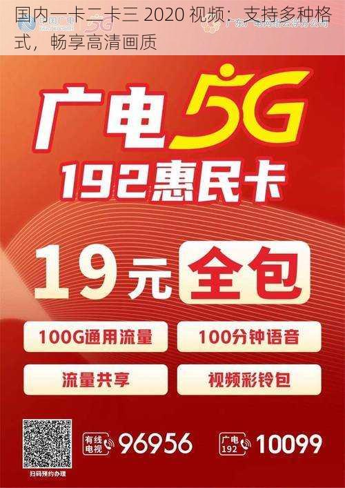 国内一卡二卡三 2020 视频：支持多种格式，畅享高清画质