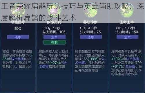 王者荣耀扁鹊玩法技巧与英雄辅助攻略：深度解析扁鹊的战斗艺术