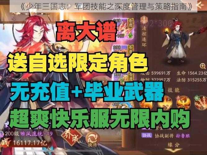 《少年三国志：军团技能之深度管理与策略指南》