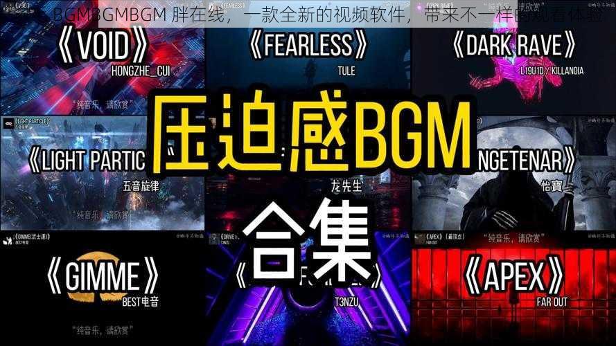 多毛 BGMBGMBGM 胖在线，一款全新的视频软件，带来不一样的观看体验