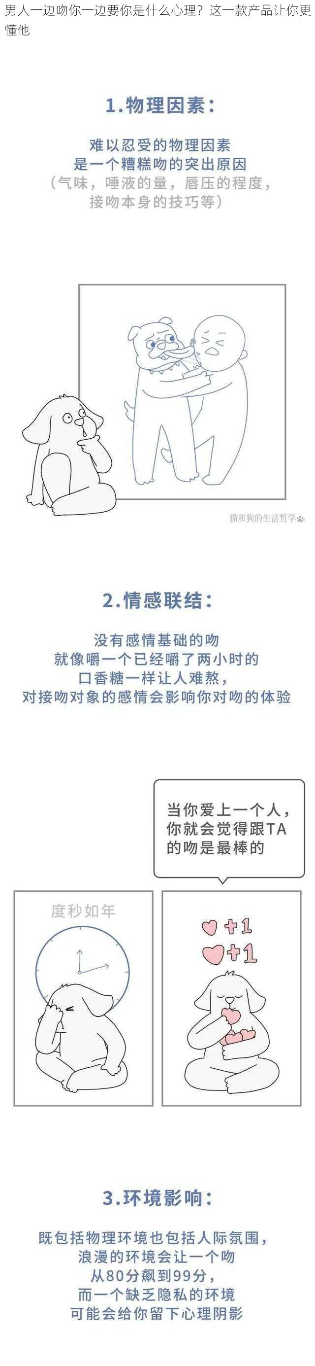 男人一边吻你一边要你是什么心理？这一款产品让你更懂他