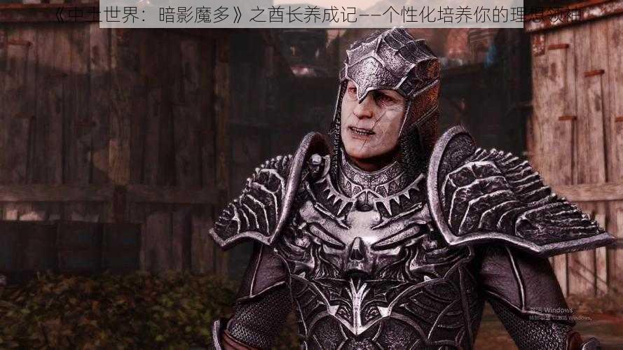 《中土世界：暗影魔多》之酋长养成记——个性化培养你的理想领袖