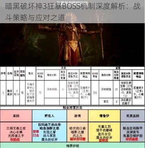 暗黑破坏神3狂暴BOSS机制深度解析：战斗策略与应对之道