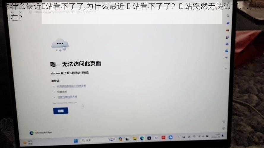 为什么最近E站看不了了,为什么最近 E 站看不了了？E 站突然无法访问，原因何在？