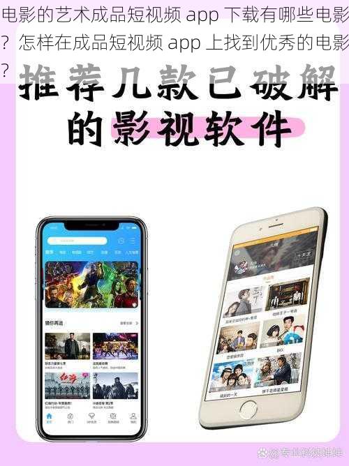 电影的艺术成品短视频 app 下载有哪些电影？怎样在成品短视频 app 上找到优秀的电影？