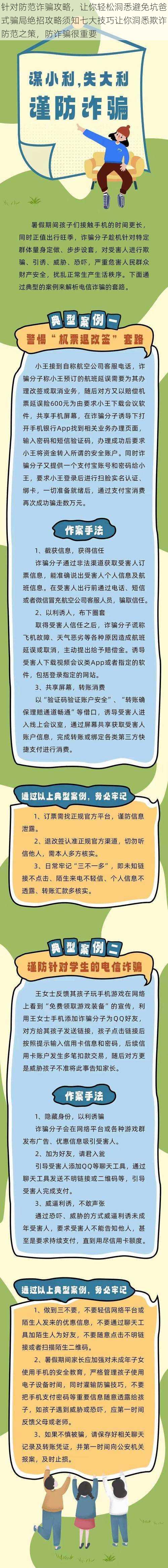 针对防范诈骗攻略，让你轻松洞悉避免坑爸式骗局绝招攻略须知七大技巧让你洞悉欺诈防范之策，防诈骗很重要