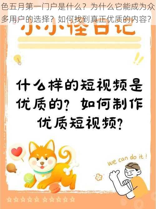 色五月第一门户是什么？为什么它能成为众多用户的选择？如何找到真正优质的内容？