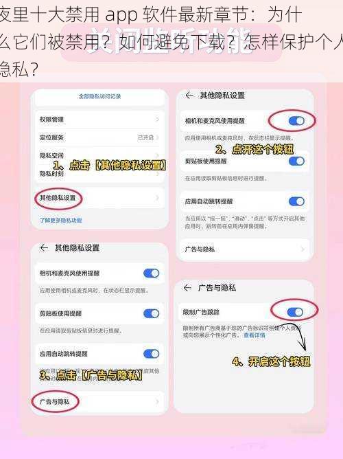 夜里十大禁用 app 软件最新章节：为什么它们被禁用？如何避免下载？怎样保护个人隐私？