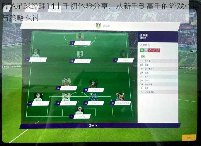 FIFA足球经理14上手初体验分享：从新手到高手的游戏心得与策略探讨