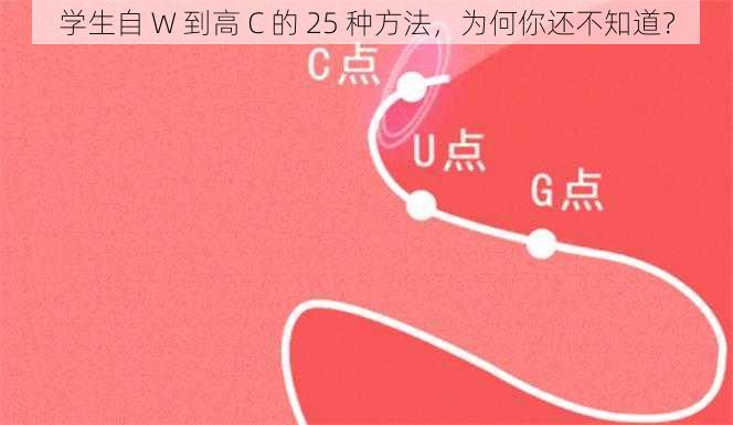 学生自 W 到高 C 的 25 种方法，为何你还不知道？