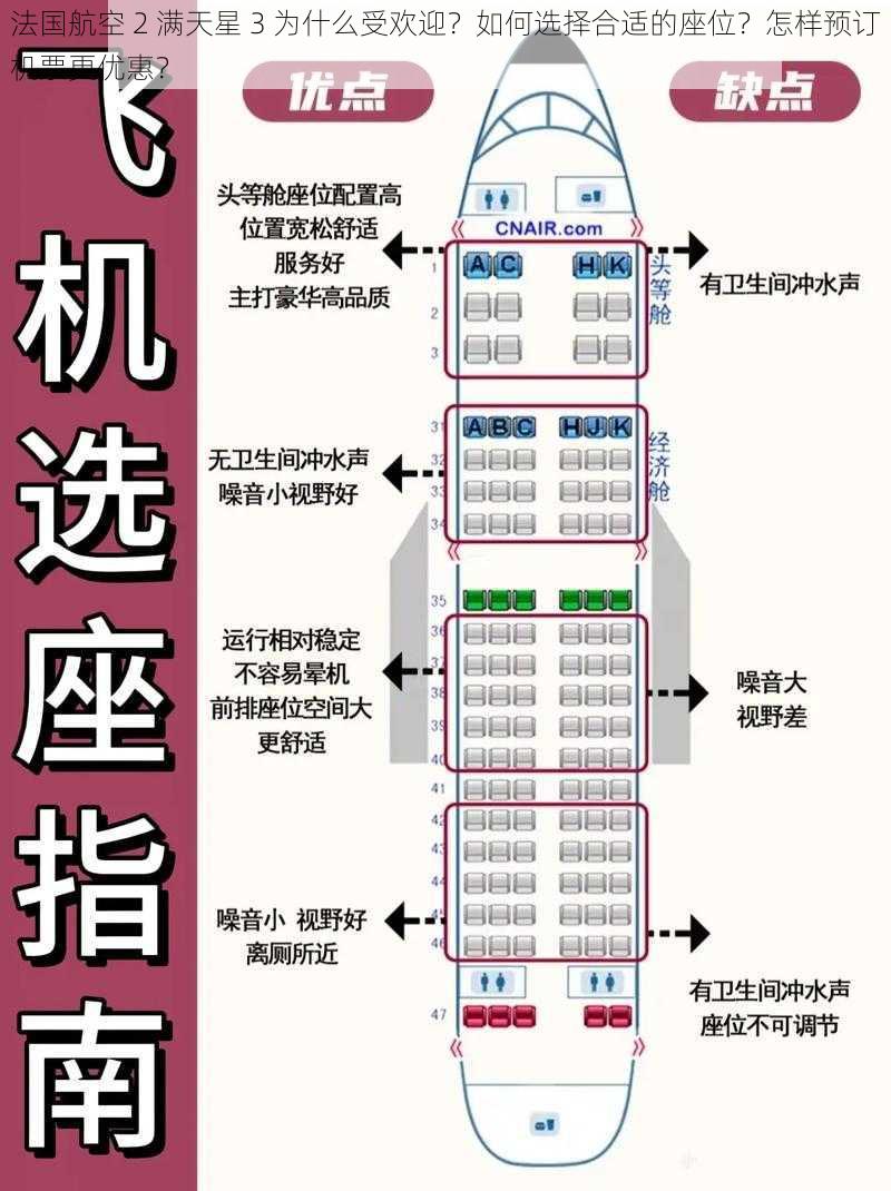 法国航空 2 满天星 3 为什么受欢迎？如何选择合适的座位？怎样预订机票更优惠？