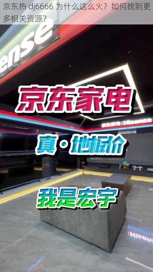 京东热 dj6666 为什么这么火？如何找到更多相关资源？