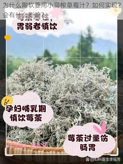 为什么陶软要用小洞榨草莓汁？如何实现？会有什么影响？