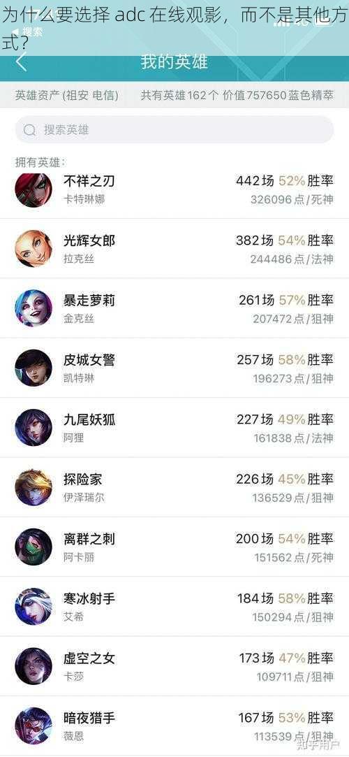 为什么要选择 adc 在线观影，而不是其他方式？