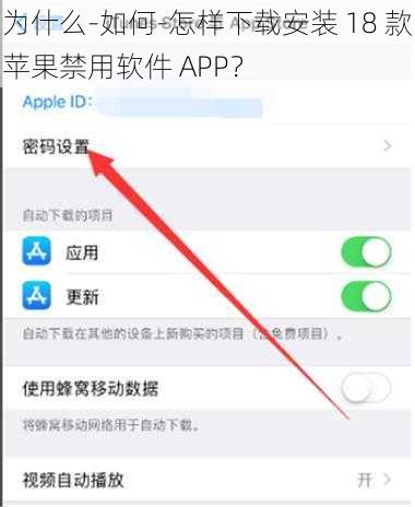 为什么-如何-怎样下载安装 18 款苹果禁用软件 APP？