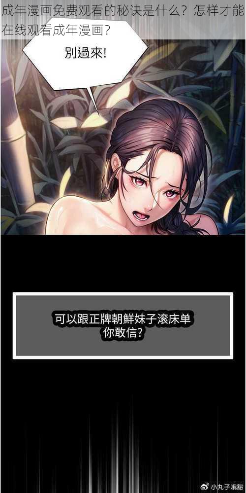 成年漫画免费观看的秘诀是什么？怎样才能在线观看成年漫画？