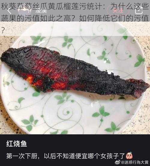 秋葵草莓丝瓜黄瓜榴莲污统计：为什么这些蔬果的污值如此之高？如何降低它们的污值？