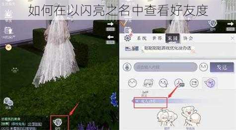 如何在以闪亮之名中查看好友度