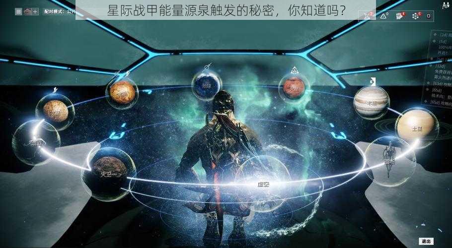 星际战甲能量源泉触发的秘密，你知道吗？