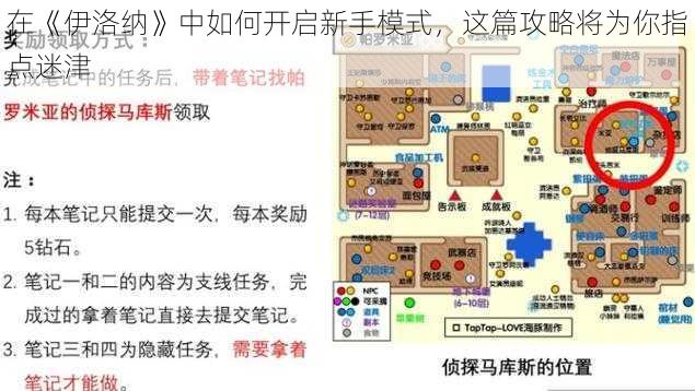 在《伊洛纳》中如何开启新手模式，这篇攻略将为你指点迷津