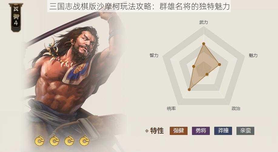 三国志战棋版沙摩柯玩法攻略：群雄名将的独特魅力